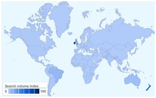 Interest in Bebo