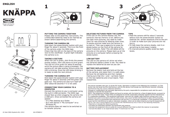 IKEA Knäppa manual
