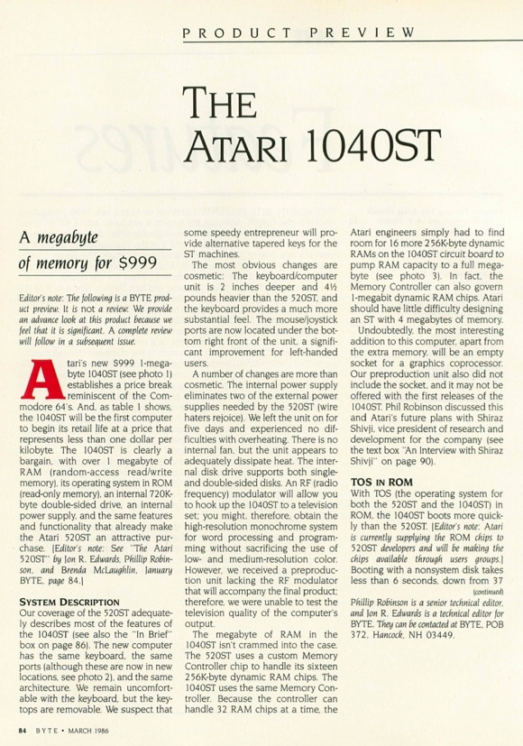 atari 1040st