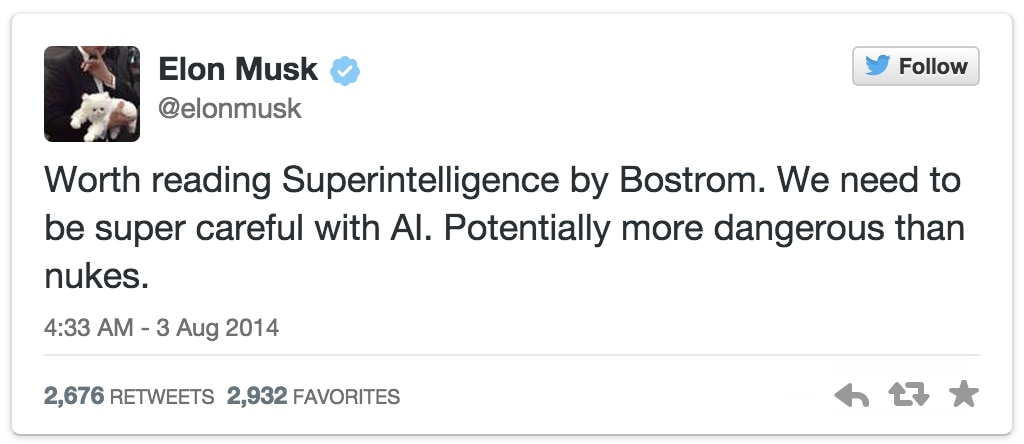 Elon Musk quote on Twitter